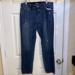 Liz Claiborne City Fit Skinny Boyfriend Jeans